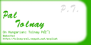 pal tolnay business card
